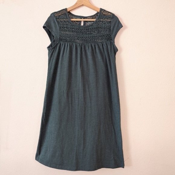 PRANA Crochet Lace Detail Casual Dress - Picture 3 of 11
